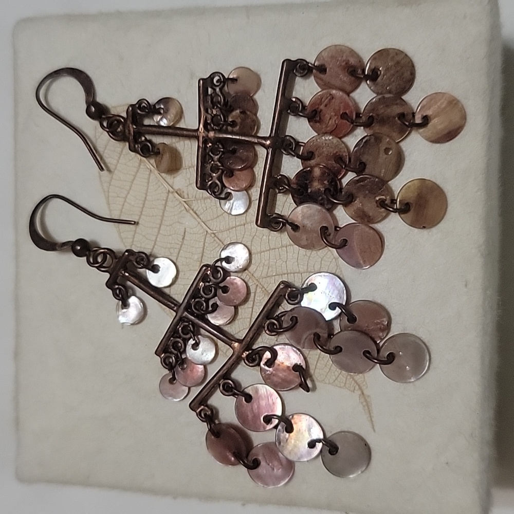 3/$11 Pink Chandelier Earrings